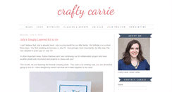 Desktop Screenshot of craftycarrie.com